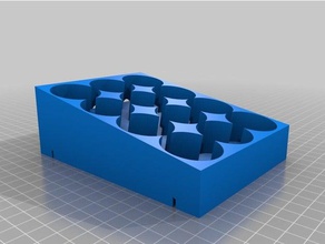 americana Farbe Halter Werkzeug-Halterungen & - Boxen kundengebundene 3d print model - Mito3D