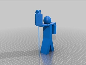 human-like being 3d printing human 3d print model - Mito3D