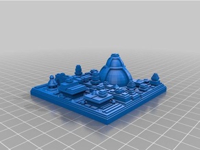 meine angepasste sci fi city builder Kunst kundengebundene 3d print model - Mito3D