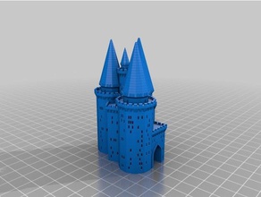 mi personalizados fortaleza medieval del generador las estructuras de edificios personalizado 3d print model - Mito3D