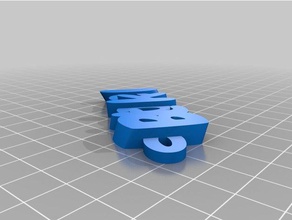btokel anahtarlik chaveiros personalizado 3d print model - Mito3D