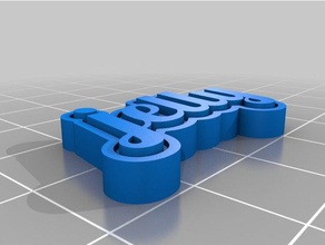jelly-tag Schlüsselanhänger kundengebundene 3d print model - Mito3D