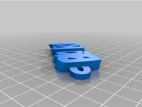 btokel Schlüsselanhänger kundengebundene 3d print model - Mito3D