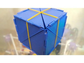 geo cube transformateur gratuit réplique les mathématiques de l'art Puzzle en 3d amusant jeu la magie puzzle jouet 3d print model - Mito3D