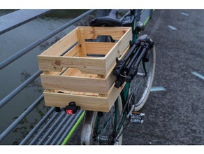 titolare bicicletta luci posteriori scatola di legno ikea sport & fitness all'aperto 3d print model - Mito3D