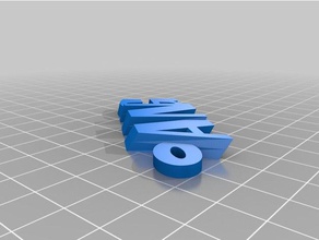 ang keyring organization customized 3d print model - Mito3D
