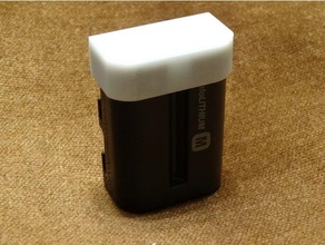 battery cap sony fm500h camera cover photography 3d print model - Mito3D