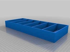 cassetto dei soldi organizzazione scatola di denaro organizzatore vassoio 3d print model - Mito3D