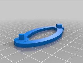 curva de la barra del conector quad copter hobby 3d print model - Mito3D