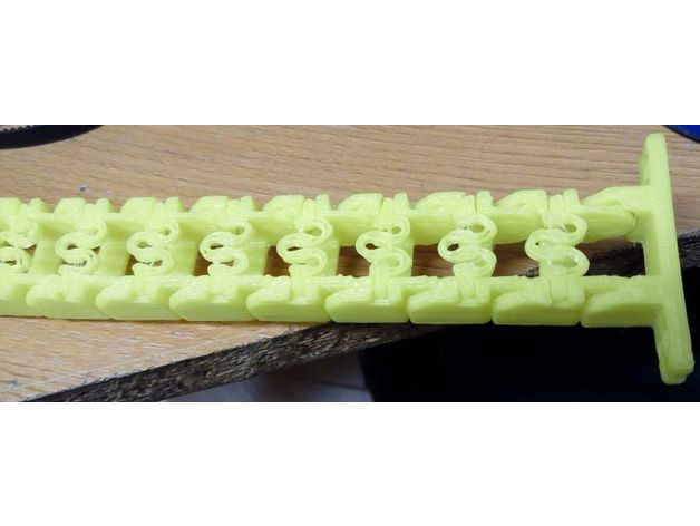 final de la cadena hembra cable abierta 3D print model - Mito3D