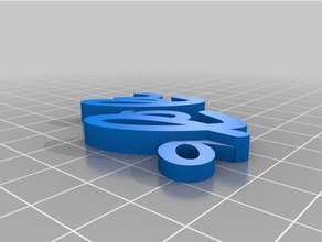 lola keychain organization customized 3d print model - Mito3D