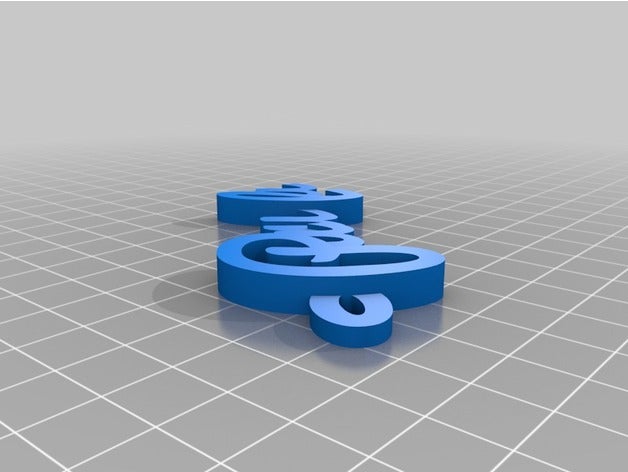 paula keyring organization customized 3D print model - Mito3D