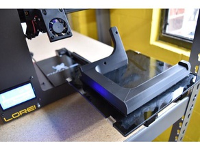 lorei spool titular Impressora 3d acessórios dupla de cores extrusão filamento suporte rolo gênesis impressora duo uno montagem xmachines 3d print model - Mito3D