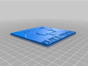 mi personalizados personalizable lithophane más Arte en 2d personalizado 3d print model - Mito3D