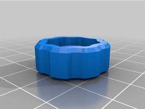 meu personalizados polegar botão - métrica ferramentas manuais personalizado 3d print model - Mito3D