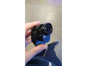 a sony action cam hdr-as15 capa de lente câmera 3d print model - Mito3D