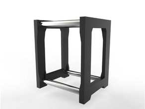 modular spool rack mount storage 3d printer accessories 3d print model - Mito3D