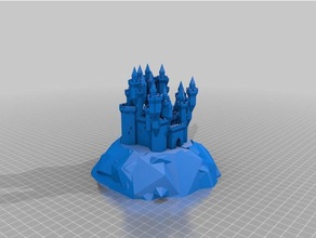 castle 2 edifícios e estruturas personalizado 3d print model - Mito3D