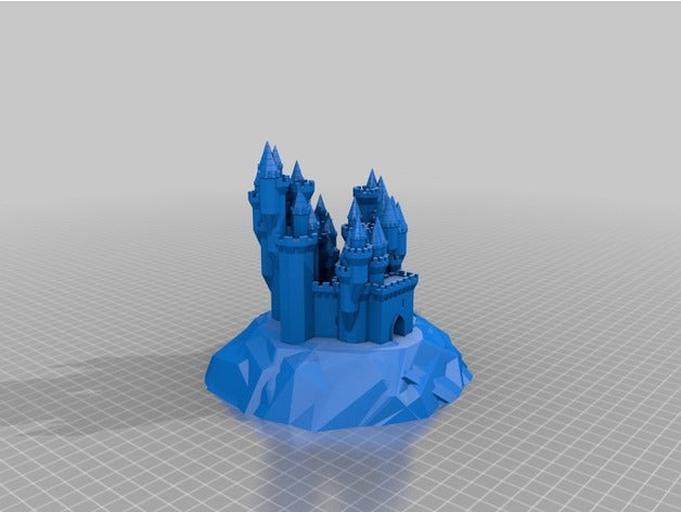 meine angepasste grand castle generator Gebäude & Strukturen kundengebundene 3D print model - Mito3D