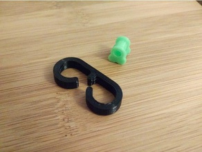 cavo di clip organizzazione auricolare gli auricolari tipo tappi per le orecchie usb 3d print model - Mito3D