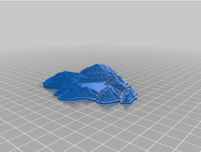 mountain landscape 3d printing 3d print model - Mito3D