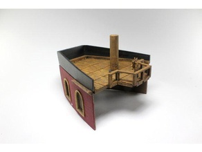 openforge pirate ship poop deck toy & game accessories dnd dungeon miniatures openforge2 pathfinder rpg tabletop terrain 3d print model - Mito3D