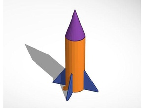 98-mm-Rakete Modelle Modell-Raketen 3d print model - Mito3D