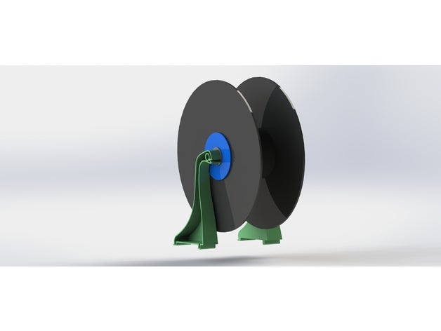 2080 loch ness-spool-Halter - tevo schwarze Witwe Baum fiddy edition 3d-Drucker Teile Halter nes spool 3D print model - Mito3D