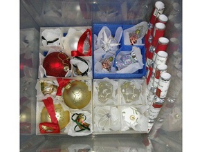 christmas decorations storage organization 3d print model - Mito3D