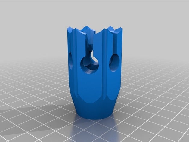 airsoft flash hider deporte y al aire libre accesorios de adjunto pistola partes 3D print model - Mito3D