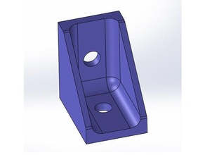 l corner bracket suitable 20mm t-slot aluminium extrusion profile 3d printer accessories 3d print model - Mito3D