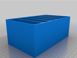 my customized round organizer containers 3d print model - Mito3D