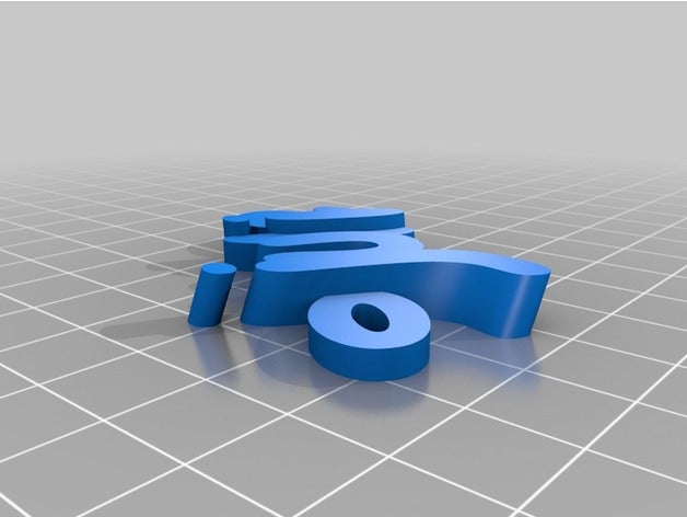 julie i portachiavi su misura 3D print model - Mito3D