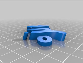 julie Schlüsselanhänger kundengebundene 3d print model - Mito3D