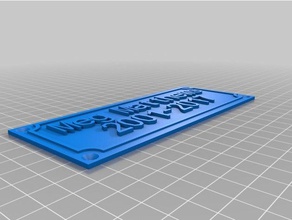 meu personalizados meg sinais e logotipos personalizado 3d print model - Mito3D