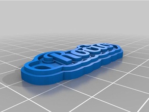 rocio Schlüsselanhänger kundengebundene 3d print model - Mito3D