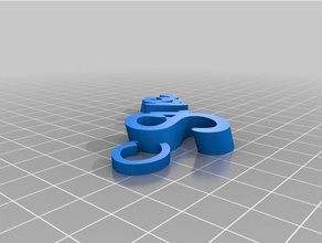 meine angepasste iamburny text - name keyring keyfob Organisation kundengebundene 3d print model - Mito3D