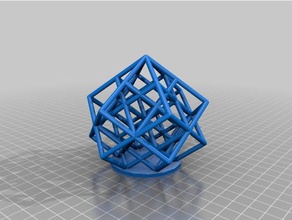 meine angepasste Gitter cube torture test Mathe-Kunst kundengebundene 3d print model - Mito3D