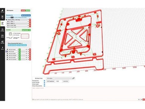 itopie 3d yazıcı çerçeve - laserweb4 çalışma alanı parçaları laserweb 3d print model - Mito3D