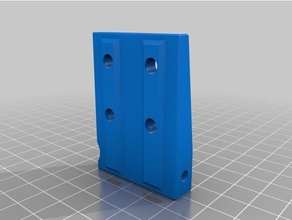 print bed mount openbuilds v-slot 3d printer parts c-bot cbot d-bot dbot vslot 3d print model - Mito3D