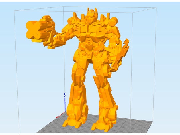 optimus prime arme sculptures 3D print model - Mito3D