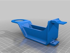 kodama trinus 3d printer spool holder v1 accessories afro3dprinter filament reel 3d print model - Mito3D