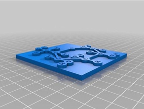 molecola coaster La stampa 3d drink 3d print model - Mito3D
