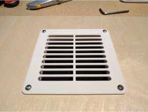 customizable enclosure intake vent use carbon filter 3d printer accessories air intake enclosure filter holder ventilation