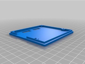 Vollgrafik-display backdoor ohne Scharniere 3d-Drucker Teile 3d print model - Mito3D