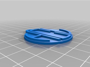 meine kundenspezifische Monogramm-Anhänger mehrere Schleifen Schmuck kundengebundene 3d print model - Mito3D