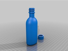 salsa picante de botella los contenedores personalizado 3d print model - Mito3D
