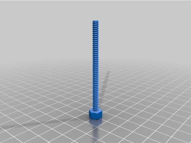 hex bolt 60-415-125 parts customized 3D print model - Mito3D