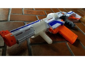 retaliator pump handle toys & games nerf nerfgun gun toy 3d print model - Mito3D