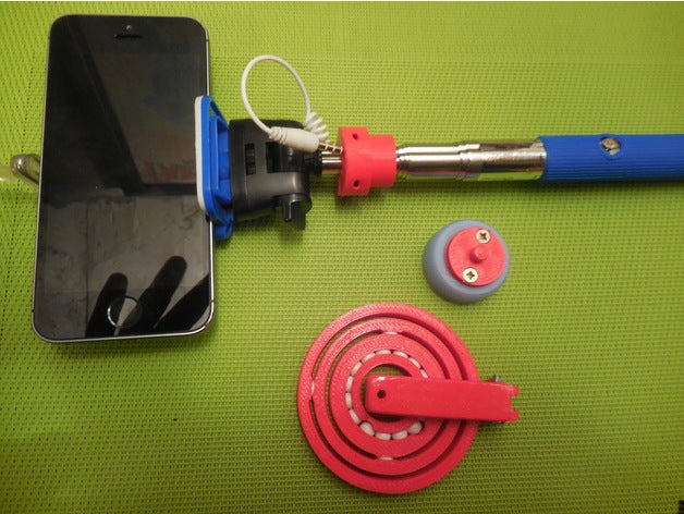 selfie stick stabilisateur nécessite 19 6mm airsoft bbs de la caméra réalisation films steady-cam steadycam steady cam 3D print model - Mito3D